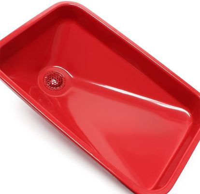 Scolapiatti mobile dell'olio del dispositivo dello scolapiatti dell'olio del carretto dello scolapiatti portatile dell'olio senza carro armato