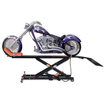 1000LB Moto Lift: Extra-Long Ramp, 450kg Capacity for Repair/Clubs/Racing/Modification