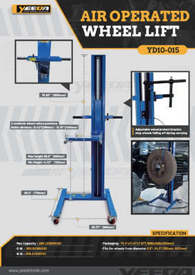 Workshop Air - Operated Wheel Lift, 200LBS Capacity, Easy Lifting